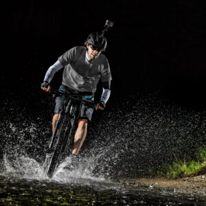 GoPro set of helmet mounting accessories for GoPro, DJI, Insta360, SJCam, Eken sports cameras (GoPro Cycling Helmet Chin Holder) - Image 2