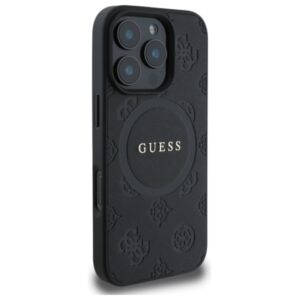 Guess Saffiano Peony Classic Logo MagSafe - dėklas skirtas Apple iPhone 16 Pro Max black - Image 4