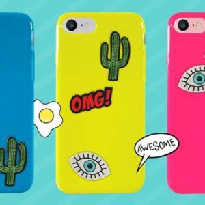 PURO Patch Mania - dėklas skirtas Samsung Galaxy A3 2017 containing 5 stickers yellow - Image 4