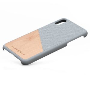Nordic Elements Original Hel - dėklas skirtas Apple iPhone Xs Max su real maple wood Light Grey - Image 3