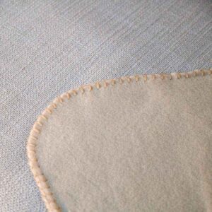 Fleece blanket 170x130 Cream - Image 3