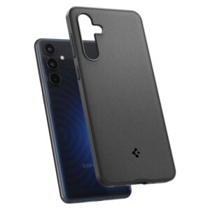 Spigen Essential SandBlast - dėklas skirtas Samsung Galaxy M55 5G Matte Black - Image 4