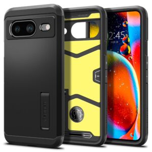 Spigen Tough Armor - dėklas skirtas Google Pixel 8 Black - Image 1