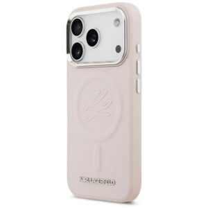 Karl Lagerfeld Initial & Metal Logo MagSafe - dėklas skirtas Apple iPhone 17 Pro Max pink - Image 2