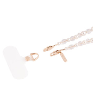 Case-Mate Beaded Phone Wristlet - Universal phone lanyard Crystal Pearl - Image 3