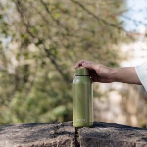 Quokka Solid - Stainless Steel Thermal Bottle 510 ml (Olive Green) - Image 5