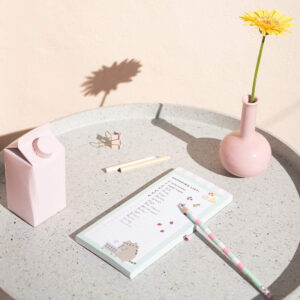 Pusheen - Magnetic notepad / shopping list for fridge + pencil (10 x 21 cm) - Image 4