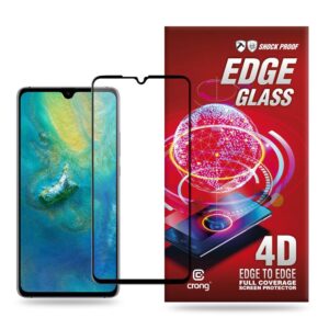 Crong Edge Glass - Full Glue Edge-to-Edge 9H Glass Screen Protector skirtas Huawei Mate 20
