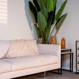 Fleece blanket 170x130 Cream - Image 5