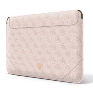 Guess 4G Uptown Triangle Logo Sleeve - Notebook Case 13" / 14" Pink - Image 1