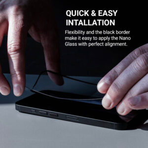 Crong Nano Glass - Unbreakable hybrid stiklas skirtas Apple iPhone 15 Pro Max - Image 5