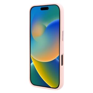 Karl Lagerfeld Silicone Shadow Metal Initial MagSafe - dėklas skirtas Apple iPhone 16 Pro Max pink - Image 5