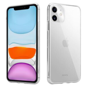 Crong Crystal Slim Cover - Flexible dėklas skirtas Apple iPhone 11 Clear - Image 1
