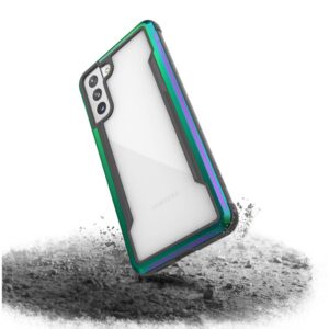 X-Doria Raptic Shield - Aluminum dėklas skirtas Samsung Galaxy S21 + Antimicrobial protection Iridescent - Image 5
