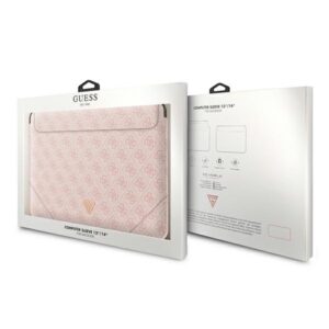 Guess 4G Uptown Triangle Logo Sleeve - Notebook Case 13" / 14" Pink - Image 4