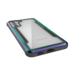 X-Doria Raptic Shield - Aluminum dėklas skirtas Samsung Galaxy S21 + Antimicrobial protection Iridescent - Image 6