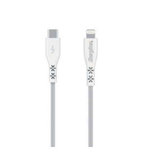 Energizer HardCase - USB-C to Lightning connection cable MFi certified 1.2m White