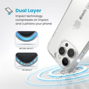 Speck Gemshell - dėklas skirtas Apple iPhone 16 Pro Clear - Image 2