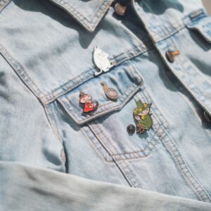 Moomins - Set of 4 Pins for Clothes or Backpack - Image 4