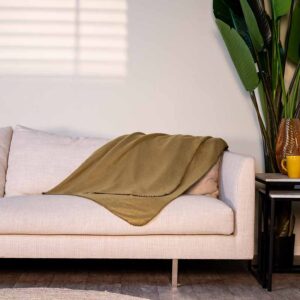 Fleece blanket 170x130 (Green) - Image 4