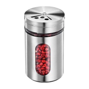Küchenprofi - Stainless Steel Spice Container with Window and 3 Dispensing Sieves 8x5 cm - Image 3