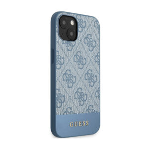 Guess 4G Bottom Stripe Metal Logo Collection - dėklas skirtas Apple iPhone 15 blue - Image 4