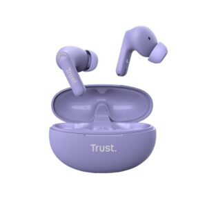 Trust Yavi - Wireless In-Ear Bluetooth TWS Earbuds su Charging Case & ENC Purple - Image 5