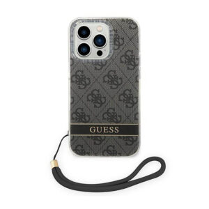 Guess 4G Print Cord - dėklas skirtas Apple iPhone 14 Pro Max Black - Image 2