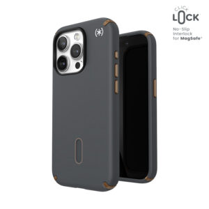 Speck Presidio2 Pro ClickLock & MagSafe - dėklas skirtas Apple iPhone 15 Pro Charcoal Grey/Cool Bronze - Image 1