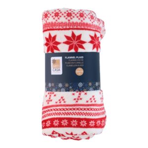 Arti Casa - Flannel Christmas Blanket 150x200 cm Red