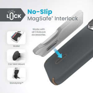 Speck Presidio2 Pro ClickLock & MagSafe - dėklas skirtas Apple iPhone 15 Pro Charcoal Grey/Cool Bronze - Image 2