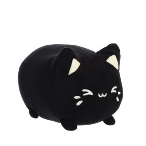 Tasty Peach - Plush mascot 18 cm Black Sesame Meowchi - Image 1