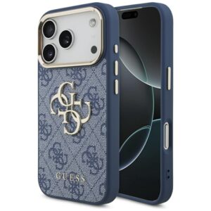 Guess 4G Big 4G Classic Logo - dėklas skirtas Apple iPhone 17 Pro Blue / Gold - Image 1