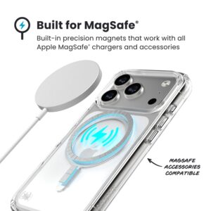 Speck Presidio Perfect Clear MagSafe - dėklas Apple iPhone 17 Pro Clear / Silver - Image 3