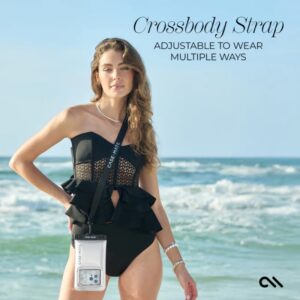 Case-Mate Waterproof Floating Pouch - Waterproof Smartphone Case Silver Chrome - Image 4