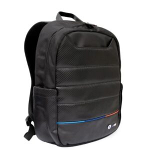 BMW Carbon&Nylon Tricolor - Notebook Backpack 16" Black - Image 3