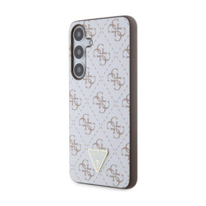 Guess 4G Triangle Metal Logo - Case Samsung Galaxy S24+ White - Image 2