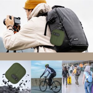 Tech-Protect Slim Hook dėklas ausinėms Samsung Galaxy Buds 3 / 3 FE / 3 Pro alyvuogių žalios spalvos - Image 9