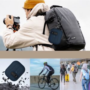 Tech-Protect Slim Hook dėklas ausinėms Samsung Galaxy Buds 3 / 3 FE / 3 Pro mėlynos spalvos - Image 9