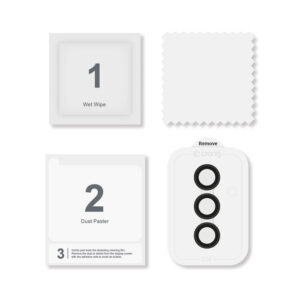 Crong Lens Ring - Apsauginis stiklas skirtas the camera lens Samsung Galaxy S24+ (black) - Image 2