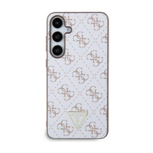 Guess 4G Triangle Metal Logo - Case Samsung Galaxy S24+ White - Image 3