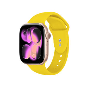 Crong Liquid – apyrankė skirta Apple Watch 38/40/41/42 mm yellow - Image 4