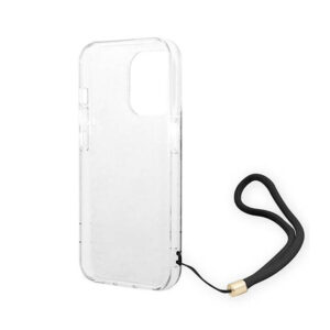 Guess 4G Print Cord - dėklas skirtas Apple iPhone 14 Pro Max Black - Image 6