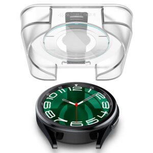 Spigen GLAS.TR EZ FIT 2-Pack - Tempered glass for Samsung Galaxy Watch 6 Classic 47 mm (2 pcs) - Image 4