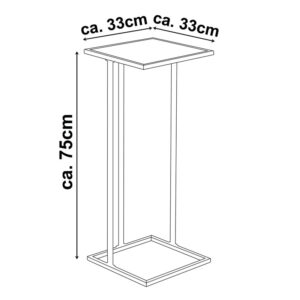 Arti Casa - Side table, helper (Black) - Image 5