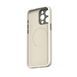 Moshi Napa MagSafe - Leather dėklas skirtas Apple iPhone 15 Pro Eggnog White - Image 3
