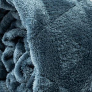 Blanket 150x200cm navy blue pattern 02 - Image 2