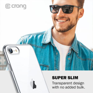 Crong Crystal Slim Cover - Protective dėklas skirtas SE 2020 / Apple iPhone 8 / 7 clear - Image 6