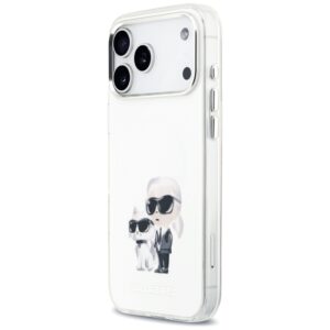 Karl Lagerfeld IML Aquarelle Karl & Choupette & Logo MagSafe - dėklas skirtas Apple iPhone 17 Pro Max white - Image 2