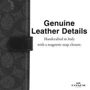 Coach Folio Signature C Case - 2-in-1 Case with Flip Cover Apple iPhone 15 Pro Charcoal - Image 5